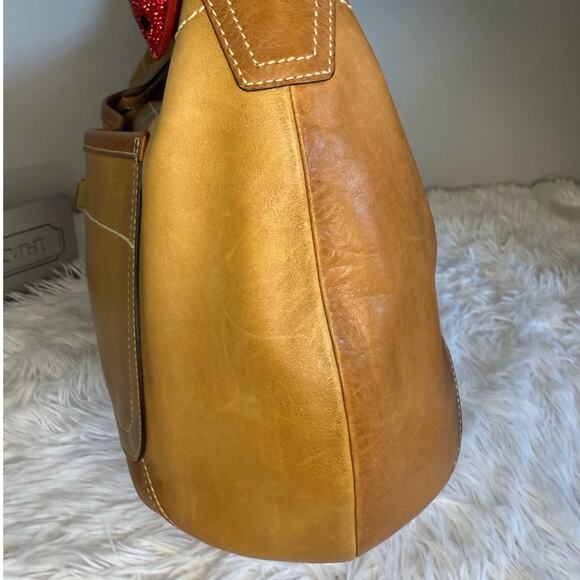Vintage Coach y2k 10741 Two-Tone Ergo Hobo Bag One Shoulder Bag - Picture 5 of 14